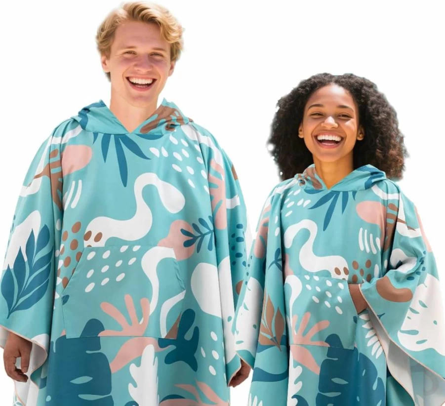 PY SUPER MODE 2 Pack Oversized Microfiber Beach Towels - 75x35 Inch Quick Dry, Super Absorbent, Sand-Free Bath & Pool Towels for Camping, Lightweight & Breathable Travel Blanket