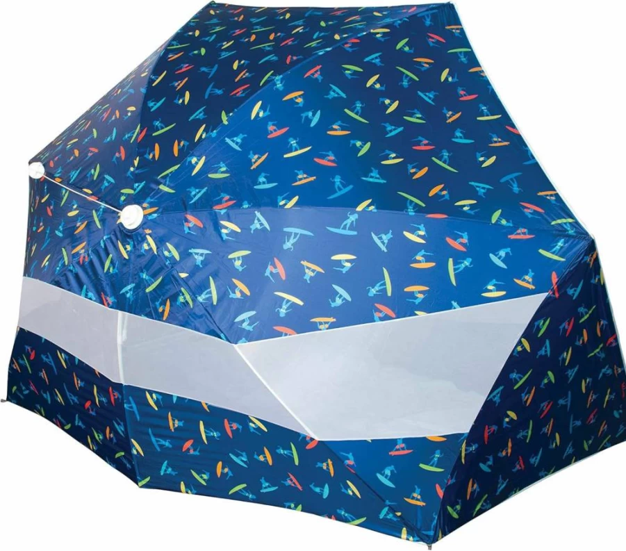 Rio Brands 8'x8' Pop-Up Beach Cabana Sun Shelter – Portable Quick Setup UV Protection