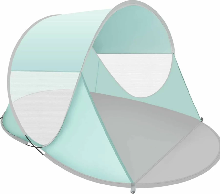 ISILER Pop Up Beach Tent - Portable Sun Shelter with UPF 50+ Protection, Windproof Waterproof Baby Canopy for Outdoor, Easy Setup Travel Tent