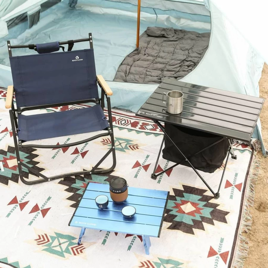 ROCK CLOUD Portable Folding Chair - Lightweight Camping, Beach, Lawn, Hiking, and Hunting Chair for Outdoor Activities