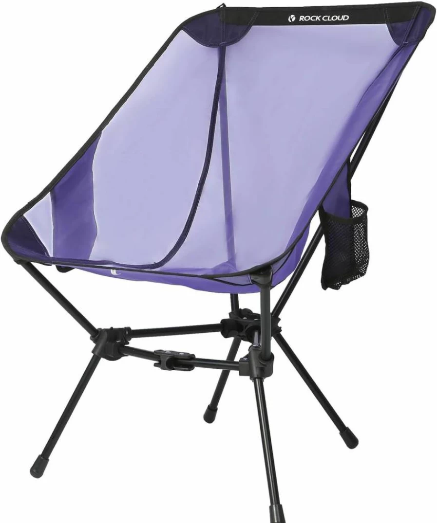 ROCK CLOUD Ultralight Folding Camping Chair - Portable Compact Outdoor Chair for Camping, Hiking, Beach, Backpacking, and Lawn Events