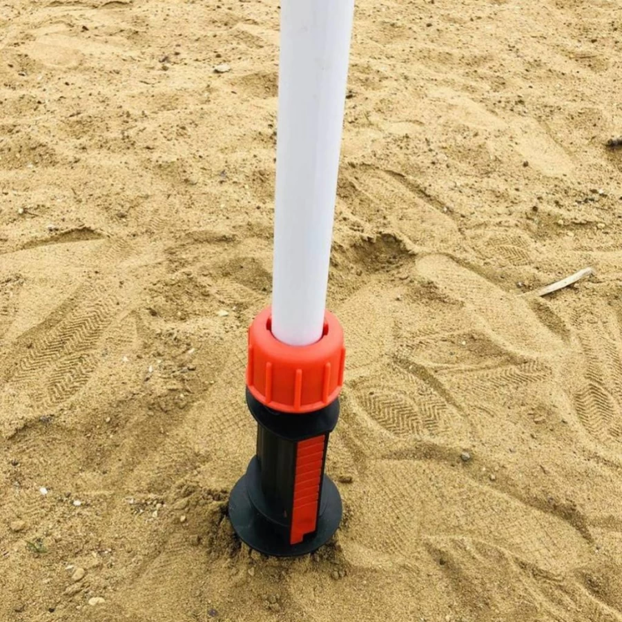 Hemoton Portable Beach Tent Anchor - Heavy Duty Sand Anchor for Umbrella, Easy Setup & Compact Storage, Ideal for Outdoor, Garden, and Coastal Use