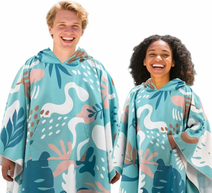 PY SUPER MODE 2 Pack Oversized Microfiber Beach Towels - 75x35 Inch Quick Dry, Sand-Free, Super Absorbent & Lightweight Bath Blanket for Pool, Camping & Travel
