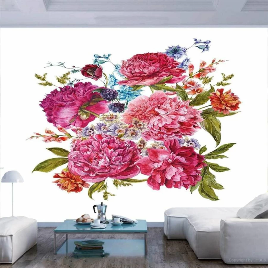 BBING COLOR Tropical Beach Peel and Stick Wallpaper - 55x30 Inches Removable Self-Adhesive Mural with Palm Trees, Summer Travel Theme for Home & Office Decor
