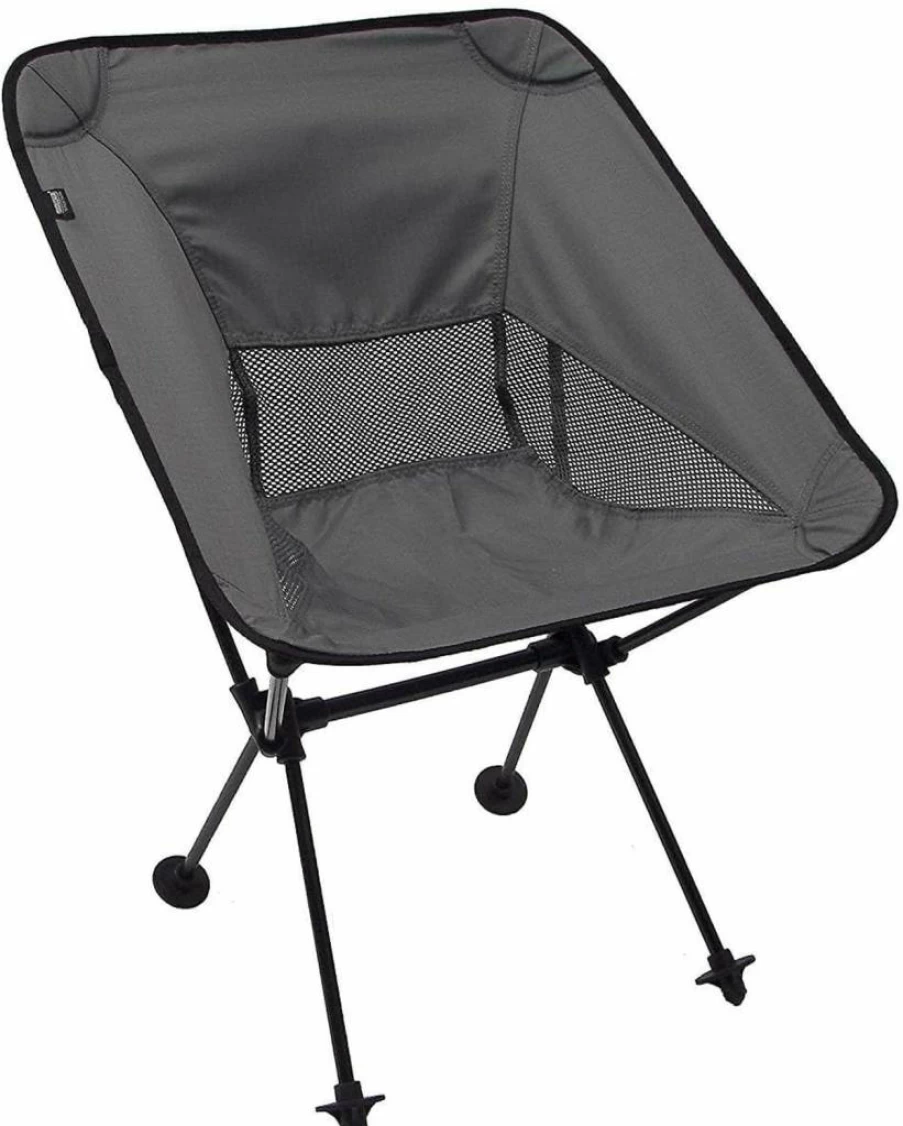 Travel Chair Joey Portable Compact Folding Chair - Lightweight Camping & Outdoor Seat in Black