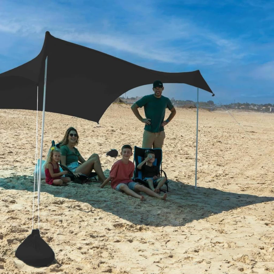 Otentik Original Beach Sunshade with Sandbag Anchors – Premium Portable Sun Shelter Since 2011