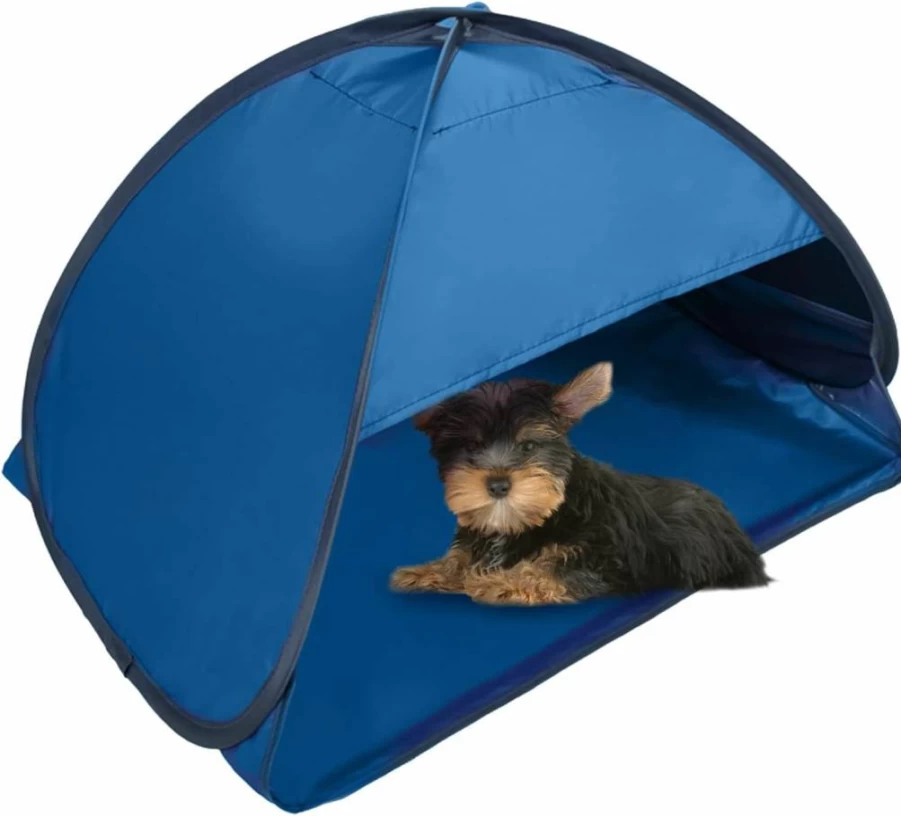 HACRAHO Pop Up Beach Tent - UV Protection, Instant Setup, Foldable, Portable Sun Shelter with Storage Bags & Stakes for Camping, Picnic, Outdoor Activities