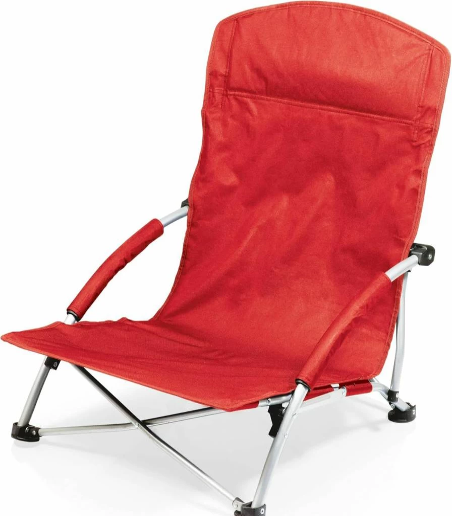 PICNIC TIME Oniva Tranquility Low Beach Chair with Carry Bag - Portable Folding Lounge Chair for Outdoor, Sand, Camping