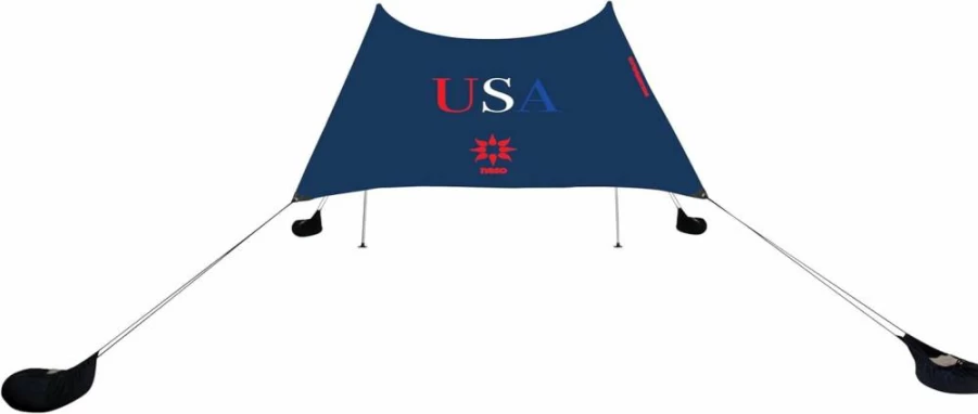 Neso Grande Beach Tent - 7ft Tall, 9x9ft Spacious Shelter with Reinforced Corners & Cooler Pocket for Ultimate Sun Protection