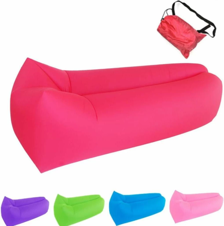 Beiruoyu Inflatable Lounger - Portable Air Sofa Bed for Beach, Camping & Indoor Use, Lightweight Lazy Bag Couch with Carry Bag