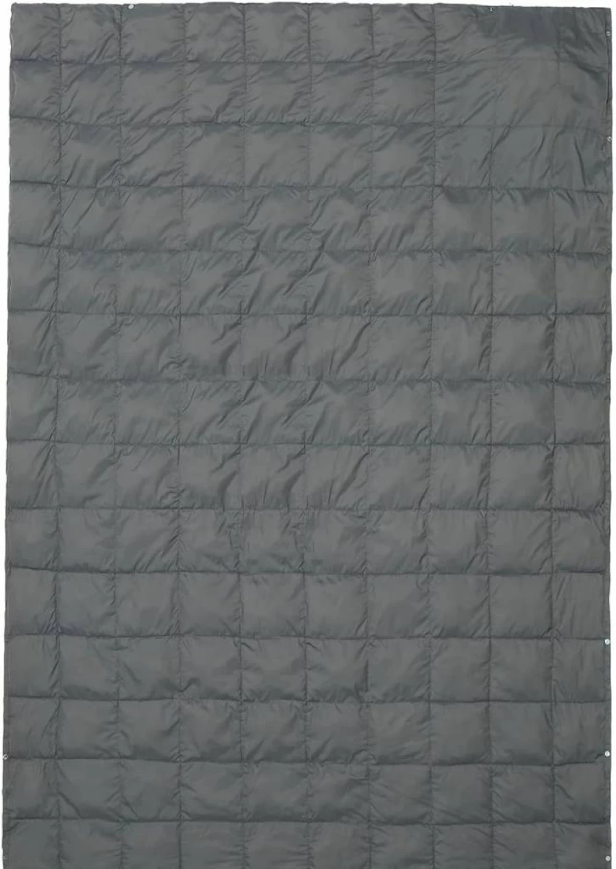 ROCK CLOUD Ultralight Packable Camping Blanket for Outdoor Adventures, Hiking, Travel, and Stadium Events - Compact & Durable Grey Blanket