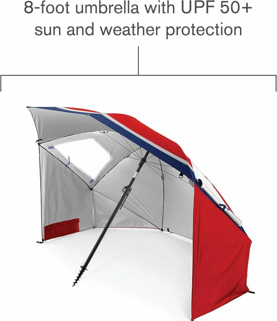 Sport-Brella Premiere XL UPF 50+ Sun and Rain Shelter Umbrella for Outdoor Protection