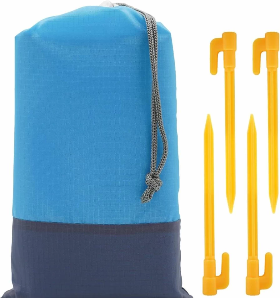 RLXMARTD Waterproof Picnic Blanket - 200x140cm Portable Outdoor Mat for Beach, Camping, Park & Travel - Sand Proof, Machine Washable, Lightweight for Family Gatherings & Garden Use
