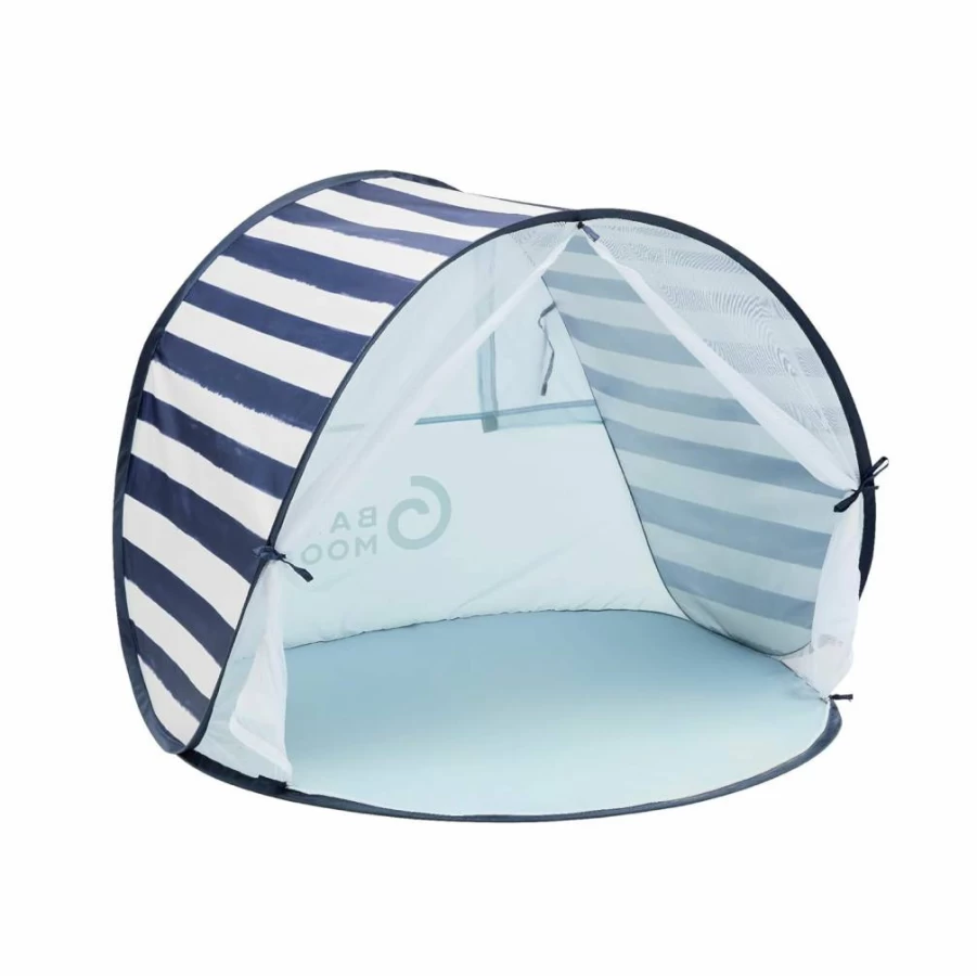 Babymoov UPF 50+ Pop-Up Baby Beach Tent - Portable Sun Shelter for Toddlers, Blue Waves (2025 Summer Collection)