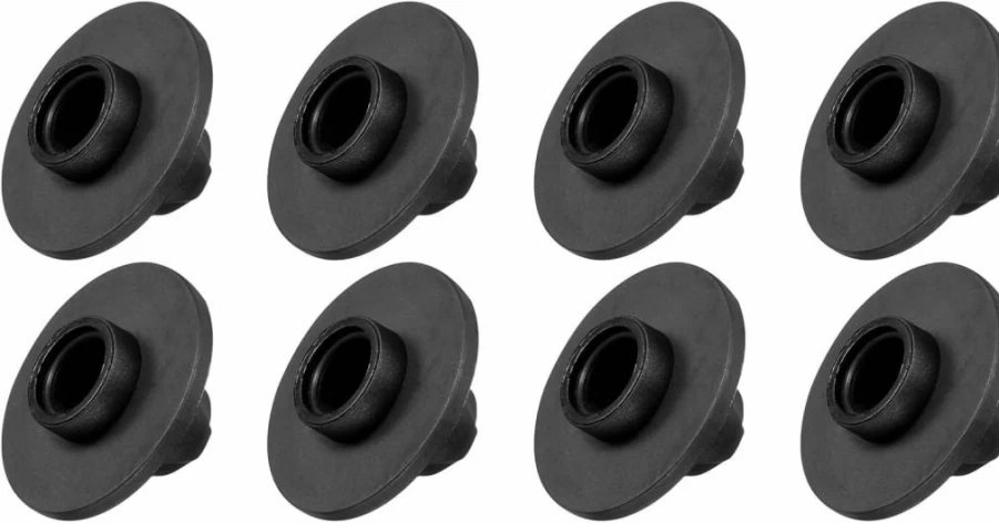 M METERXITY 8 Pack Non-Slip Camping Chair Feet Replacement for 13mm Tubing - Compatible with Outdoor, Fishing, Picnic Stools (Heavy Duty Rubber Stool Caps)