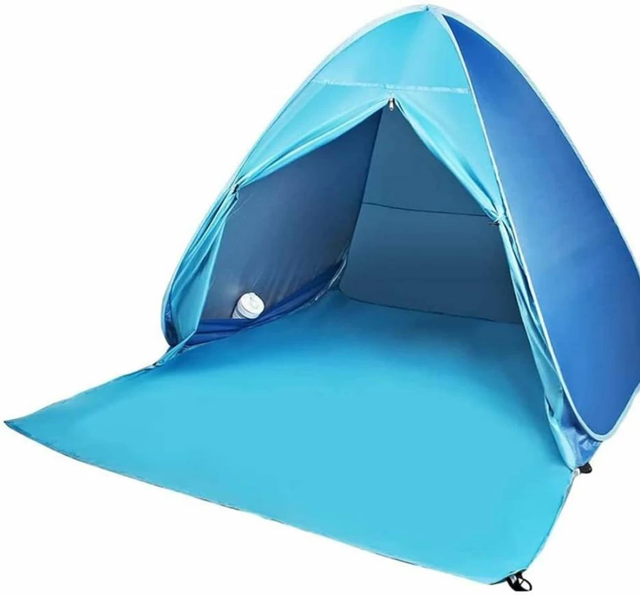 Beading Station UPF 50+ Portable Beach Tent - Lightweight Sun Shelter for Camping, Hiking & Picnic, Anti-UV Pop-Up Canopy for 1-3 People, Outdoor Travel Accessories