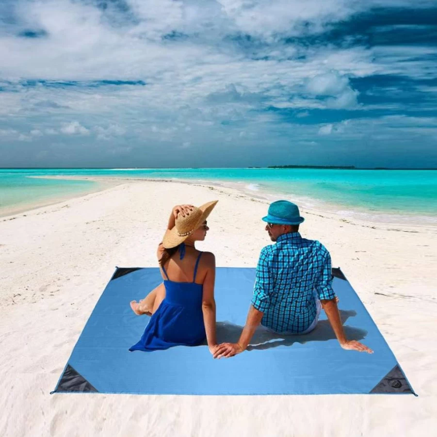 Megawodar Sandproof Beach Blanket - Best Sand-Free, Water-Resistant Outdoor Picnic Mat for Beach, Park, and Camping