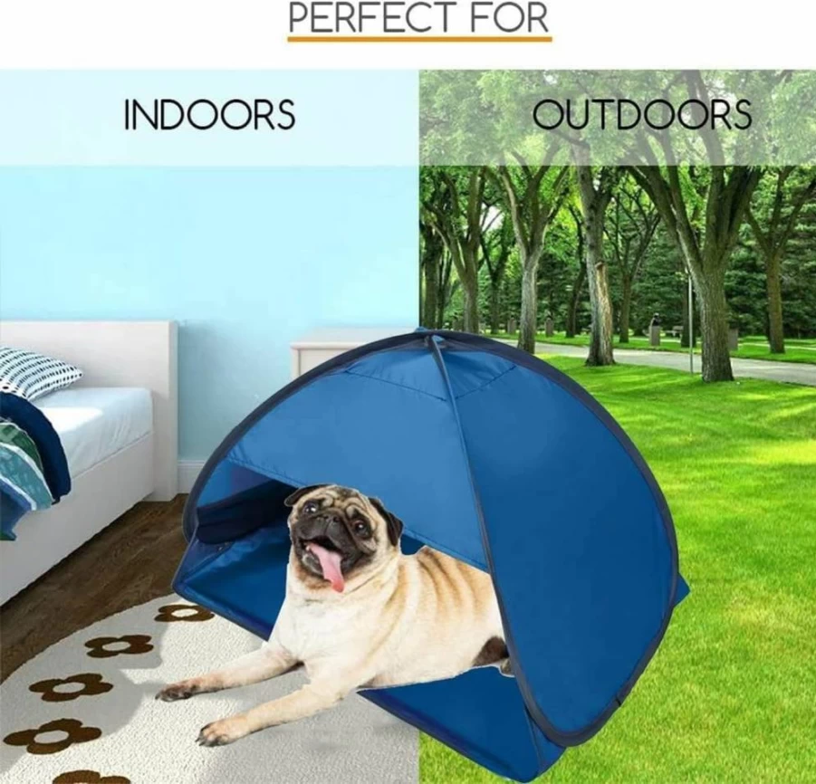 YZBEIMDAI Portable Pop Up Beach Tent - Instant Sun Shelter for Camping, Hiking & Picnic, Windproof Waterproof Canopy with Phone Stand